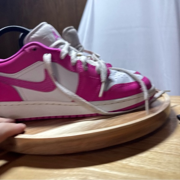 Air Jordan 1 Low Alt PS Fire Pink White Shoes FN7376-600 Kid's Size  5Y - Picture 2 of 8